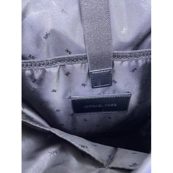 Michael Kors Hudson Logo And Rucksack Admiral Mlti Leather Backpack - Picture 10 of 10